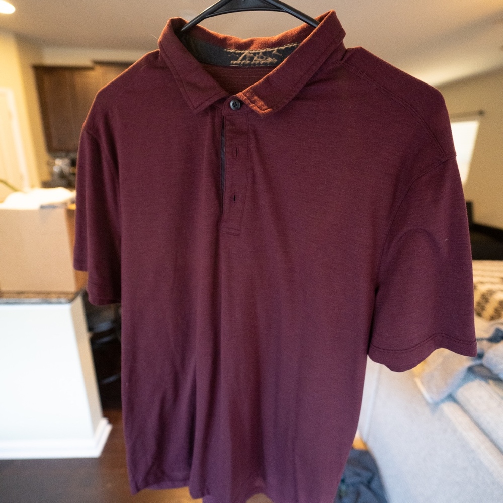 Mens Lululemon Evolution Polo Sz L